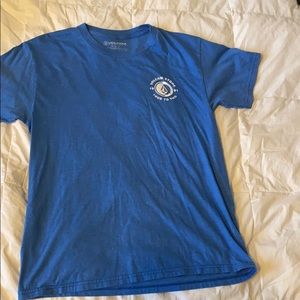 Blue short sleeve volcom t shirt